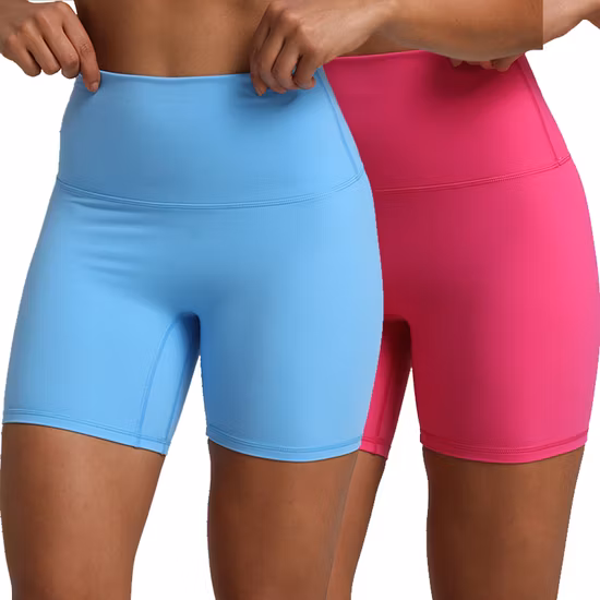 Solid Color Hip-Lifting Sweat Absorbent Running Women Sport Yoga Short Pants