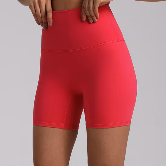 Solid Color Hip-Lifting Sweat Absorbent Running Women Sport Yoga Short Pants
