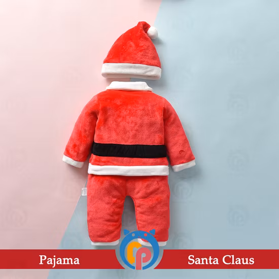 Baby Santa Suit Christmas Costume Santa Claus Fancy Dress Romper